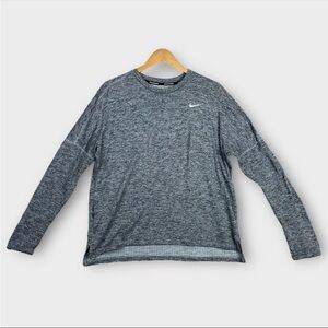 Nike Dri-Fit Therma Sphere Element Running Long Sleeve Top Womens Size XL Gray